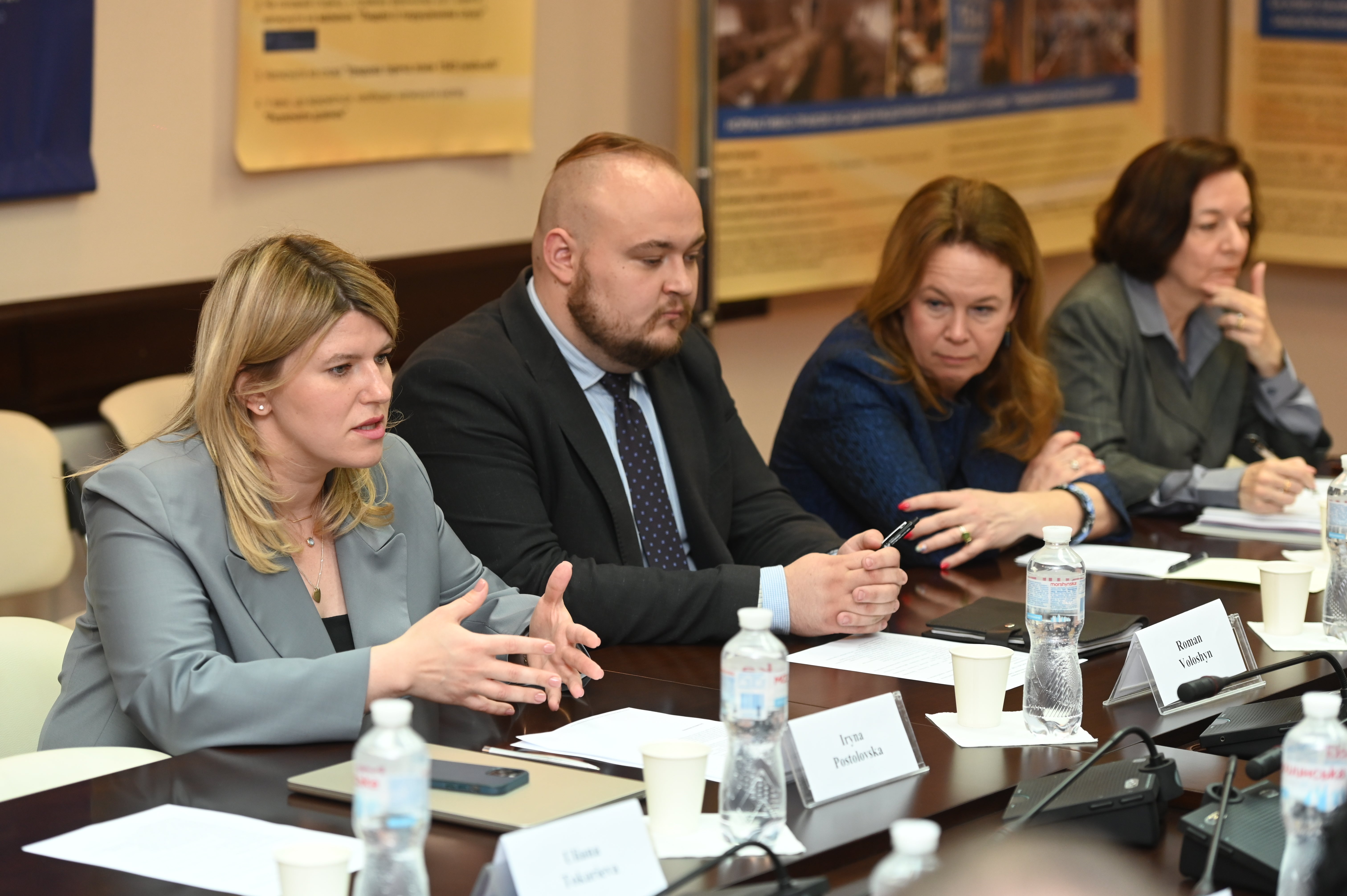  Meeting of the Executive Board with Iryna Postolovska, Deputy Minister of Social Policy on European Integration of the Ministry of Social Policy of Ukraine. Photo: UN Women/Dmytro Korenev 3