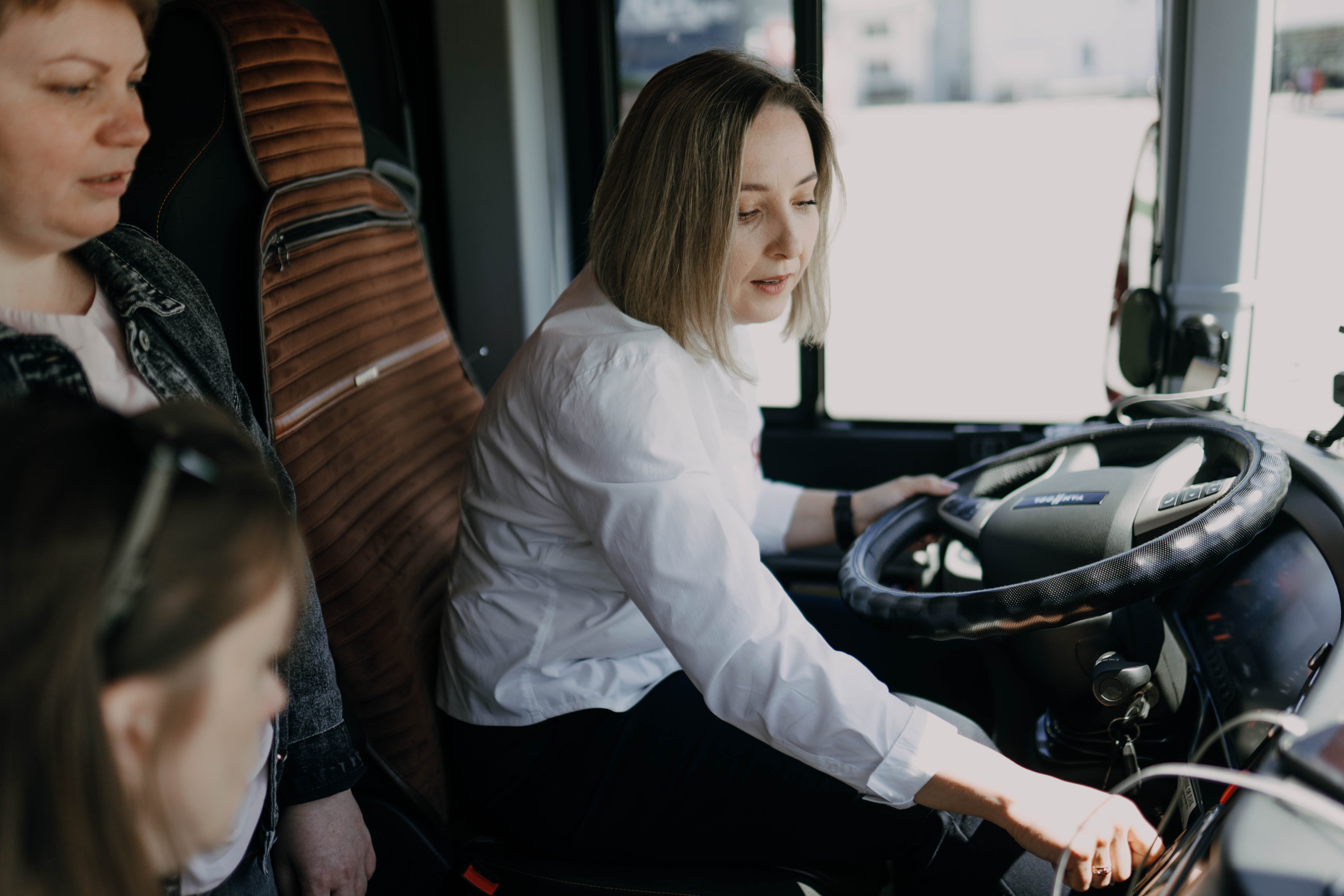 Зоя Грищук, водійка KLR Bus
