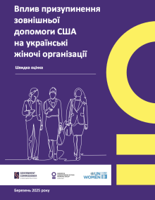 Вплив призупинення зовнішньої допомоги США на українські жіночі організації